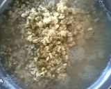 A picture of step 1 of Moong pancakes.
