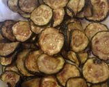 A picture of step 4 of Zucchine alla scapece.