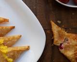 Strawberry Samosa with Kesar Badam Rabdi recipe step 8 photo