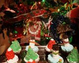 Pas rețetă Muffins cu ciocolată cu decor de iarnă 🎄🎅⛄ 6 fotografie