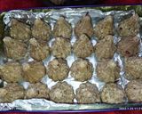 A picture of step 5 of Rose flavour Tilgul Modak.
