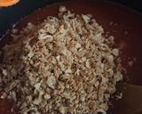Foto del paso 3 de la receta: Polenta de harina de maíz orgánica con "boloñesa" de soja texturizada orgánica 🌽 🌱