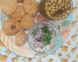 A picture of step 7 of Chatpate Panipuri.