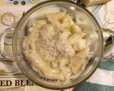 A picture of step 2 of One pot chicken Alfredo.