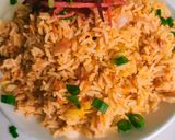 शेजवान फ्राइड राइस (Schezwan fried rice recipe in Hindi) रेसिपी चरण 4 फोटो