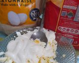 A picture of step 2 of Egg mayo sandwich🥪.