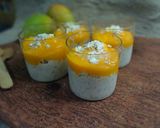 A picture of step 11 of Aamras kheer (with cane sugar and brown rice).