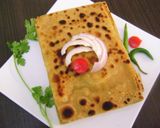 A picture of step 7 of Mughlai Paratha - Bengali Style.