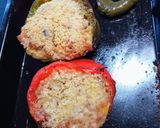 Foto del paso 12 de la receta: Morrones rellenos de choclo y pollo