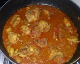 A picture of step 7 of Naan bread and chicken curry.