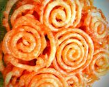 A picture of step 8 of Instant Sooji Jalebi.