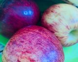A picture of step 1 of Apple cream salad.