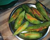 A picture of step 7 of Punjabi Karele Ki Sabzi.