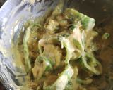 A picture of step 2 of Chilli ring bhajiya.