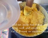 A picture of step 7 of Palm oil Semo with Melon Soup.