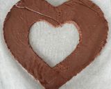 Une image de l'étape 5 de Gâteau croquant coeur chocolat saint Valentin #cuisineravecamour.