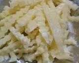 A picture of step 2 of Crinkle Fries.