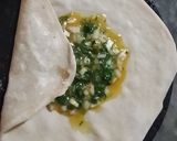 A picture of step 6 of Egg Envelope paratha.