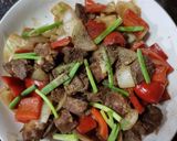 A picture of step 3 of Shaking Beef (Bò Lúc Lắc).