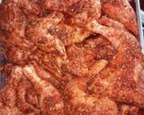 A picture of step 1 of BBQ chicken.