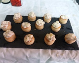 Foto del paso 2 de la receta: Hojaldritos de ensaladilla con lágrimas de pimiento