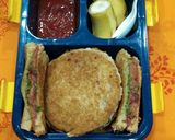 A picture of step 10 of Vegetable sandwich.