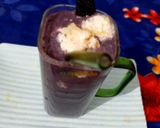 A picture of step 3 of Mulberry milk shake -fresh and healthy breakfast drink.