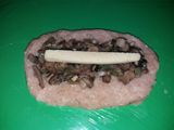 Куриные рулетики с грибами и сыром