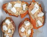 Spenótos-fetás töltött édesburgonya recept fázis 4 fotója