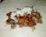 A picture of step 7 of Chicken and Chorizo Burritos.