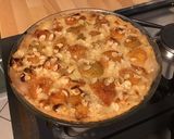 Une image de l'étape 11 de Tarte aux pêches jaunes et amandes (pâte brisée épeautre, semoule fine et lait).