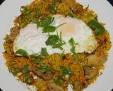 A picture of step 6 of Basmati Rice with Chicken, Jon Style.