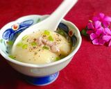 Hình bước làm 12 của món Soup khoai tây viên nhân thịt