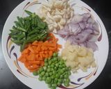 A picture of step 1 of Kerala style pulav.