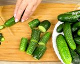 Фото кроку 1 до Огурцы по-фински. Хрустящие огурчики. Самая вкусная консервация | Finnish cucumbers. Crispy pickles.