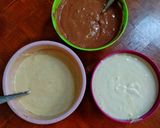 Foto langkah ke 4 dari resep Bolu Tiramisu Kukus.