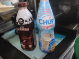 Flan de horchata y chocolate