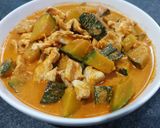 รูปขั้นตอนการทำที่ 3 ของ แกงมัสมั่นไก่ใส่ฟักทอง