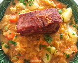 Omlós, fokhagymás sült oldalas recept fázis 3 fotója