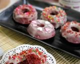 Foto langkah ke 8 dari resep Donat Panggang Mini Red Velvet.