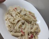 Foto del paso 4 de la receta: Fideos con crema y pollo