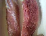 Foto del paso 1 de la receta: Solomillo de cerdo al horno con papas a la crema