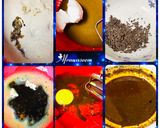 A picture of step 1 of Dark chocolate ocean cake.