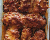 Foto del paso 12 de la receta: Berenjenas rellenas de verdura, champiñones y carne picada bajas en calorías - Receta propia