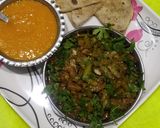 A picture of step 7 of Aachari Guwar sabji.