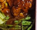 Foto langkah ke 8 dari resep Steak Ayam dan Buncis Panggang.