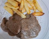 Foto del paso 8 de la receta Solomillo de cerdo con salsa de champiñones