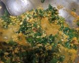 A picture of step 5 of Kerala style palak thoran.
