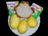 Jus Mangga Topping Buah Lontar
