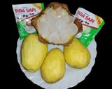 Foto langkah ke 2 dari resep Jus Mangga Topping Buah Lontar.